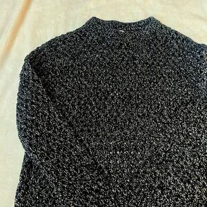 NWT Bar lll Glittery Sweater black size small